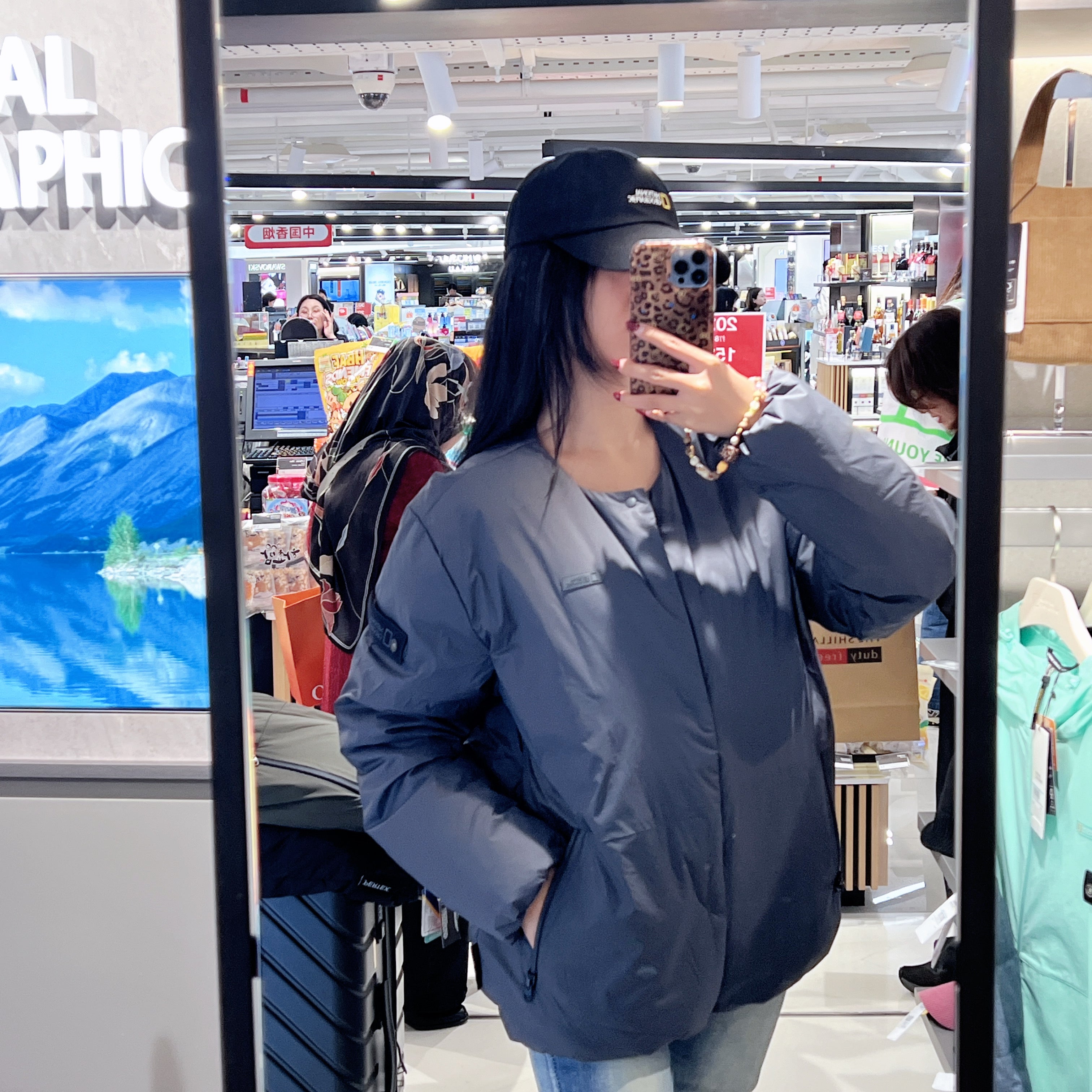 韓國 National Geographic Tornier U-Neck Lightweight Goose Down Jumper【NG133】