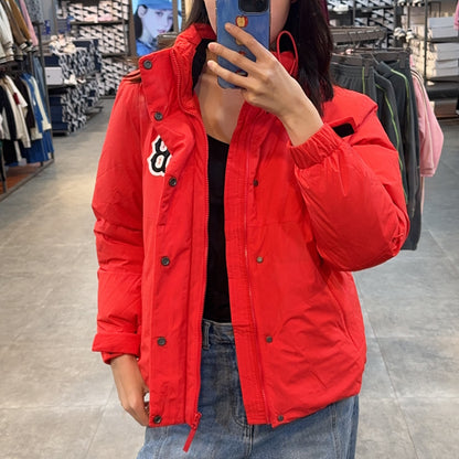 韓國 MLB Basic Mega Logo Short Padding Parka (鴨絨)【MB043】