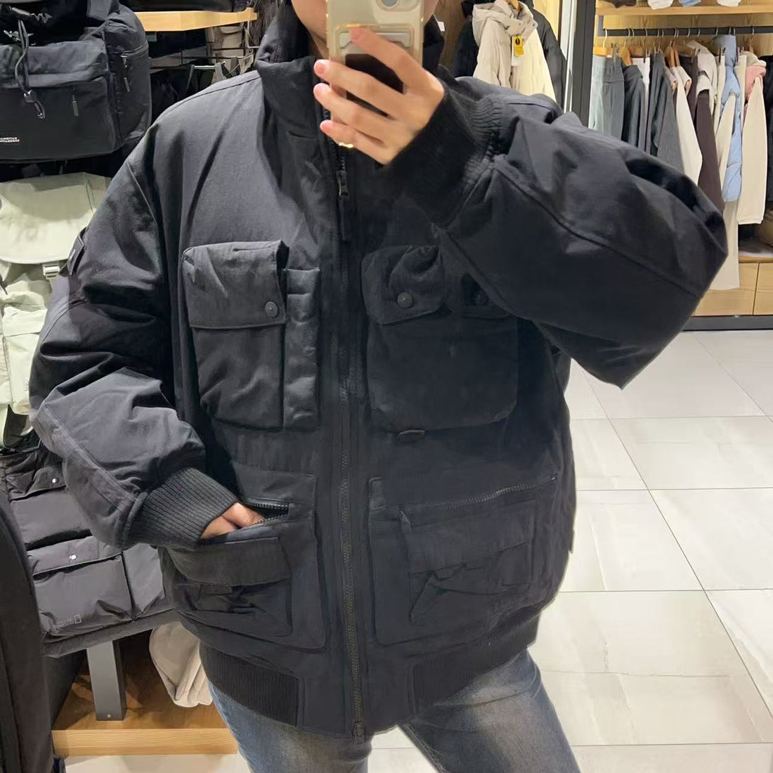 韓國 National Geographic Utility Bomber Goose Down Jumper (鵝絨)【NG261】