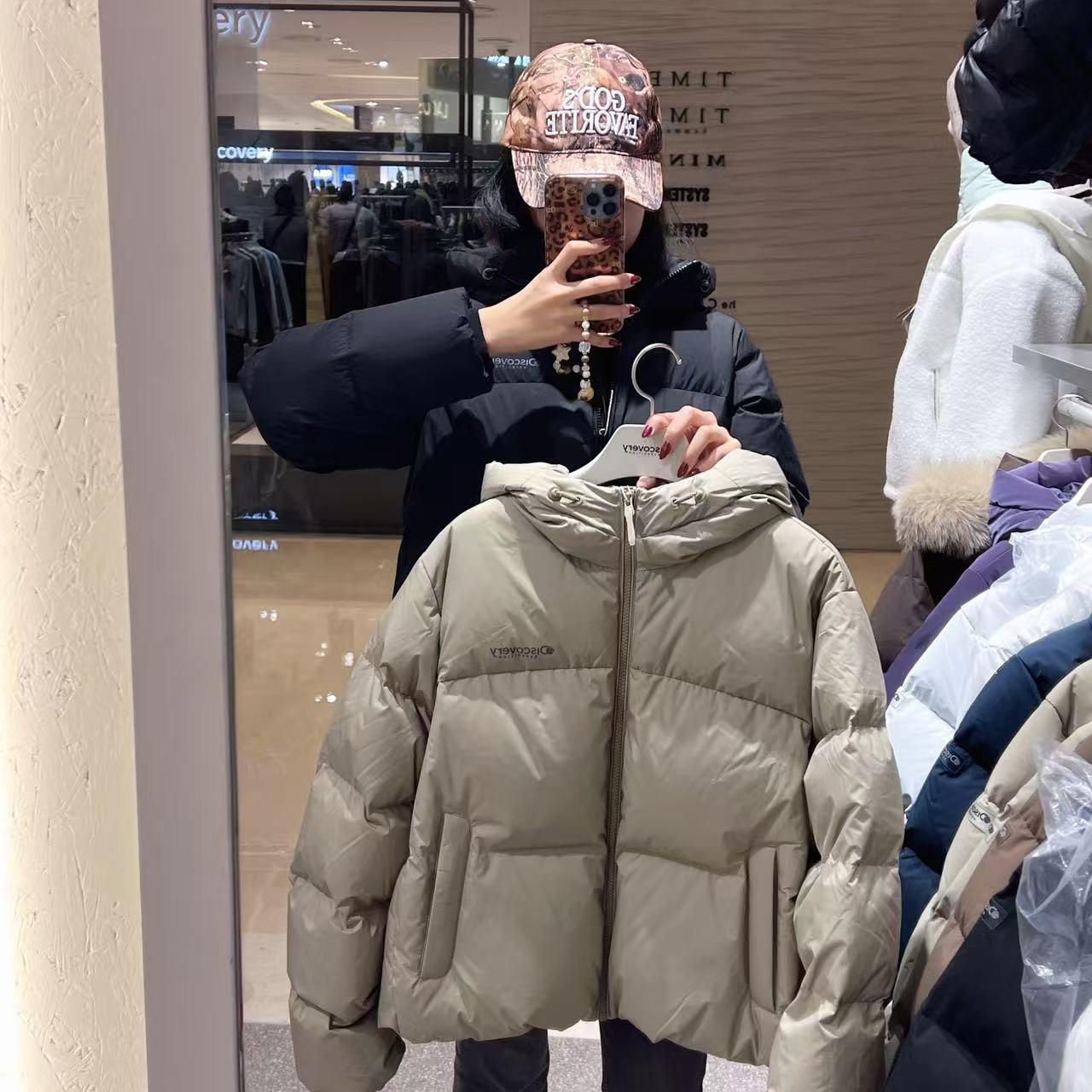 韓國 Discovery Women's Olia Glow Down Short Padding (鴨絨)【DY084】