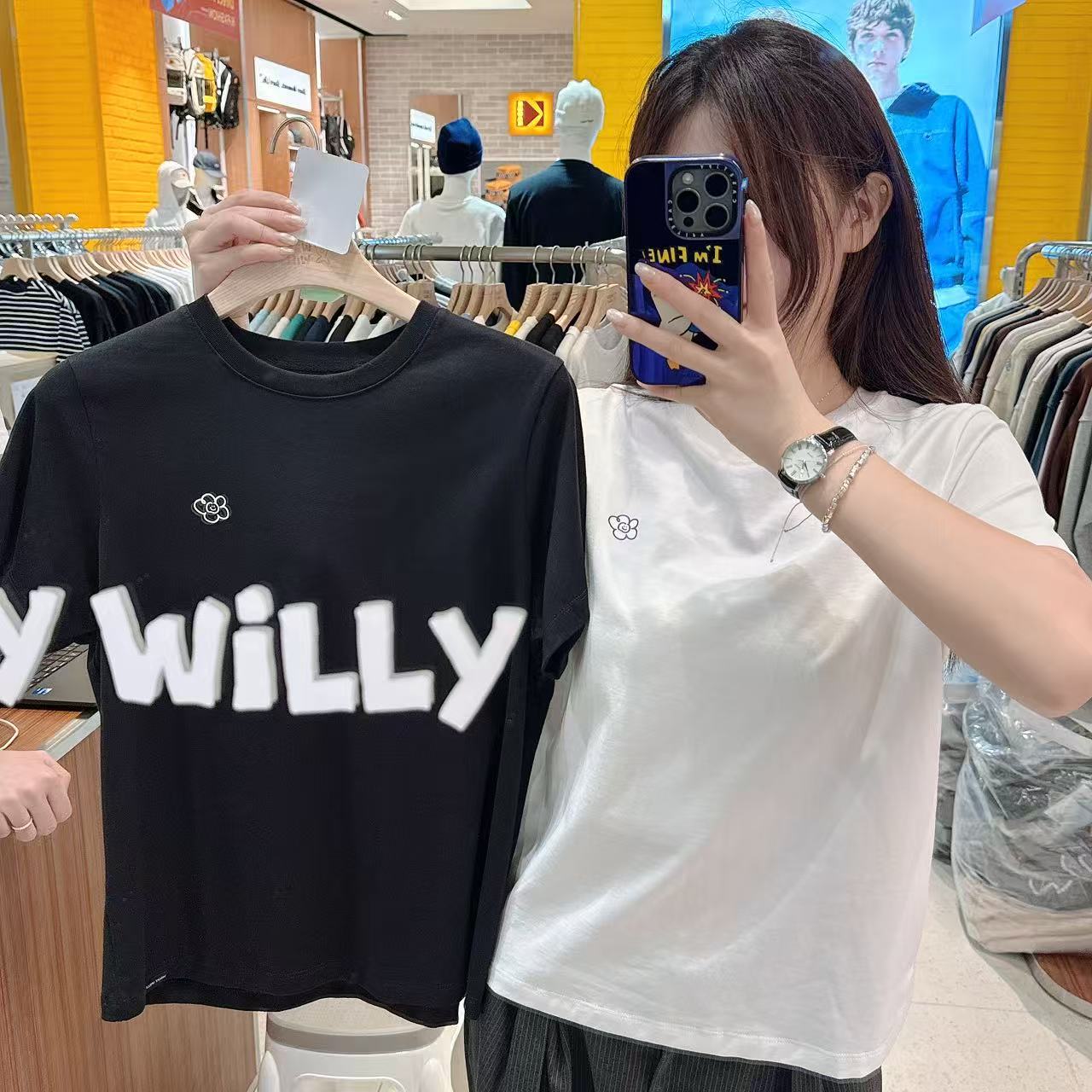 韓國 Wacky Willy Women's T-shirt 2 Packs【WW045】