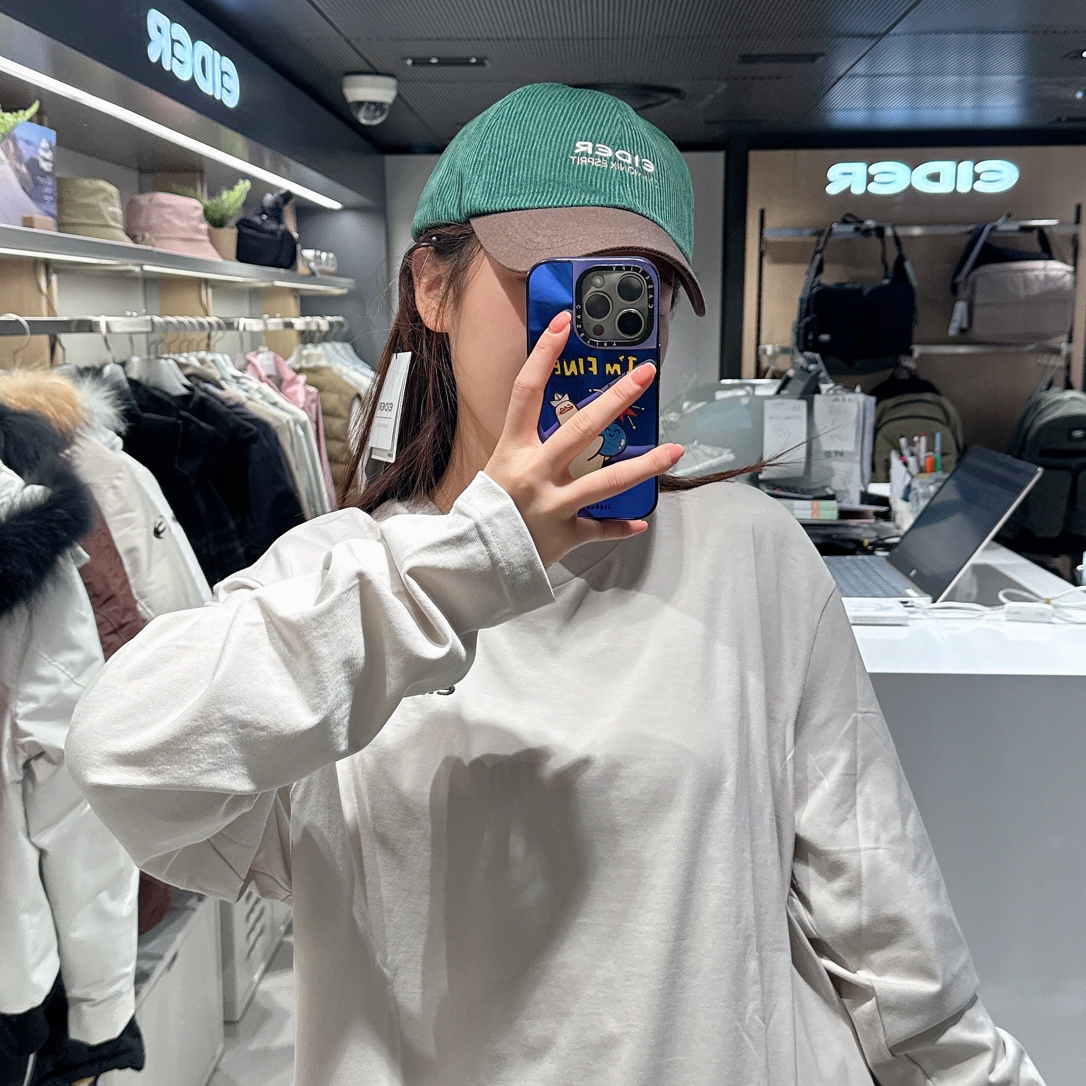 韓國 Eider Essential Corduroy Ball Cap【ER034】