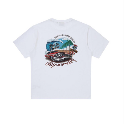 韓國 Superdry Beach Car T-Shirt【SU119】