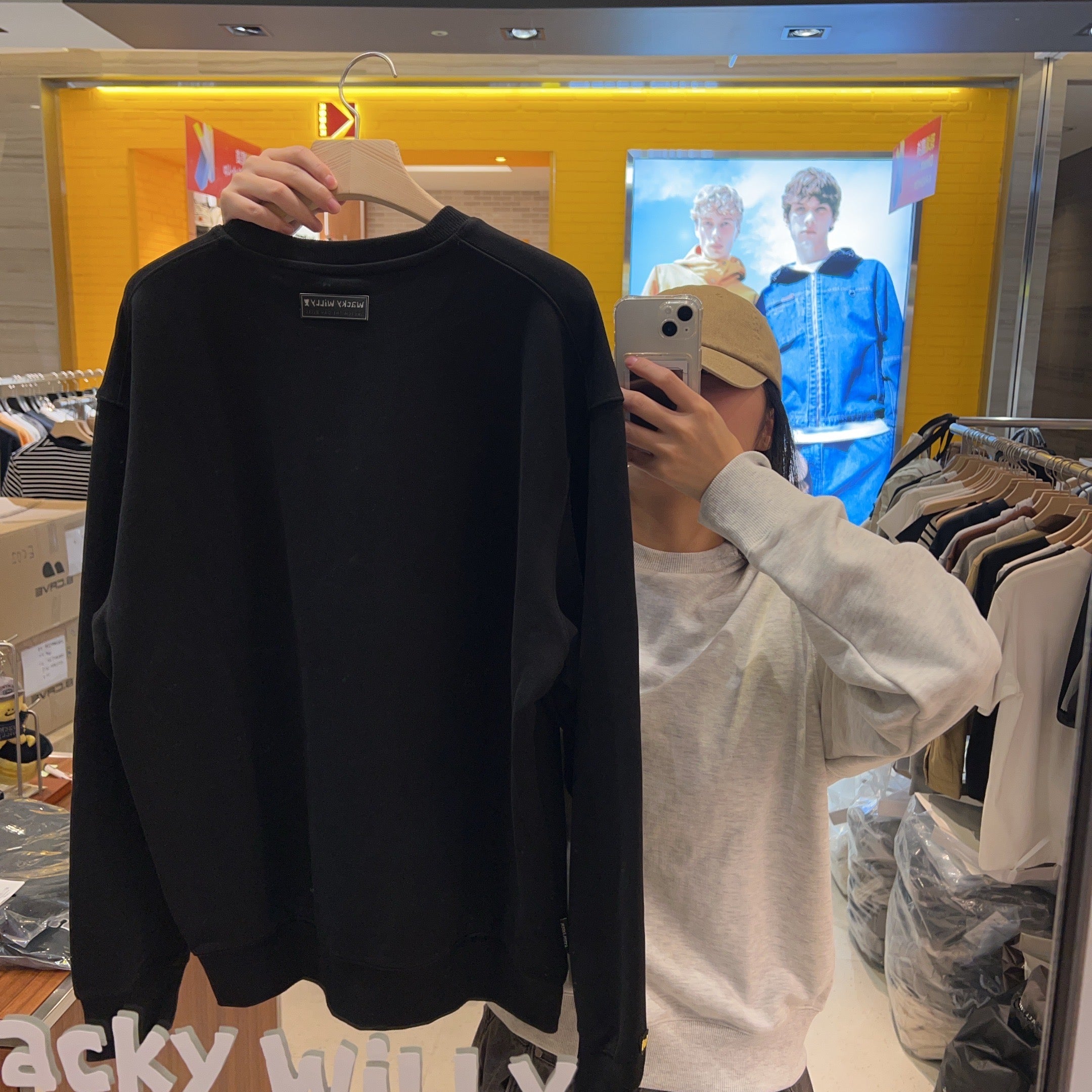 韓國 Wacky Willy Kiki Logo Long Sleeves【WW011】