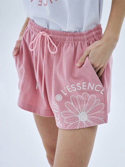 韓國 Mardi Mercredi Cotton Shorts Actif Emblem【MM237】