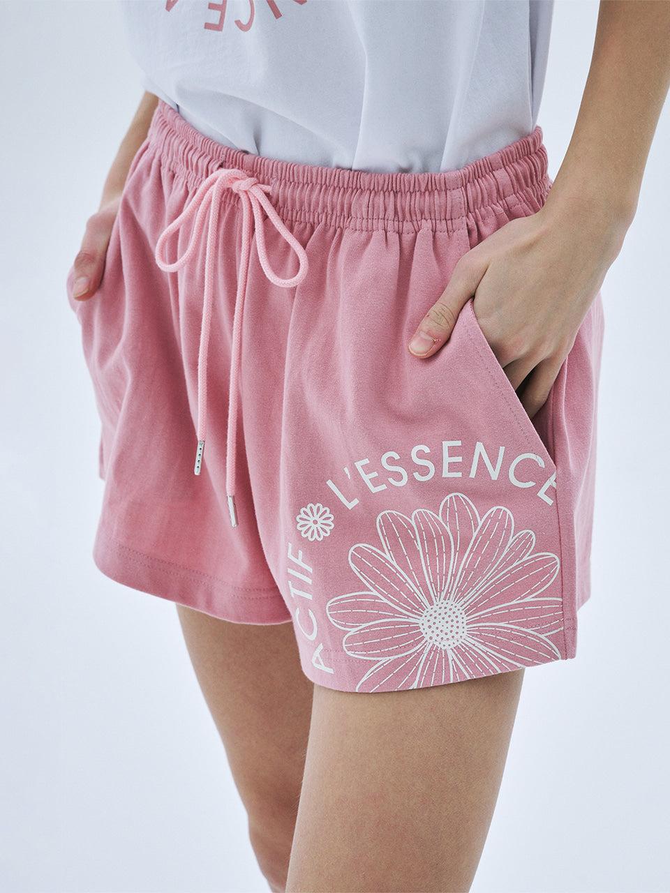 韓國 Mardi Mercredi Cotton Shorts Actif Emblem【MM237】