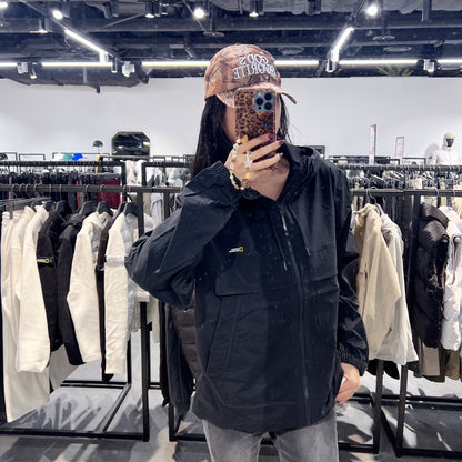 韓國 National Geographic Moose Pocket Woven Training Jacket【NG090】