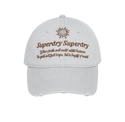 韓國 Superdry Vintage Embroidered Ball Cap【SU093】