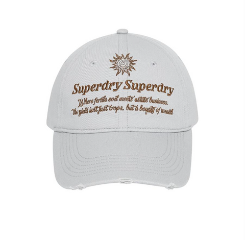 韓國 Superdry Vintage Embroidered Ball Cap【SU093】