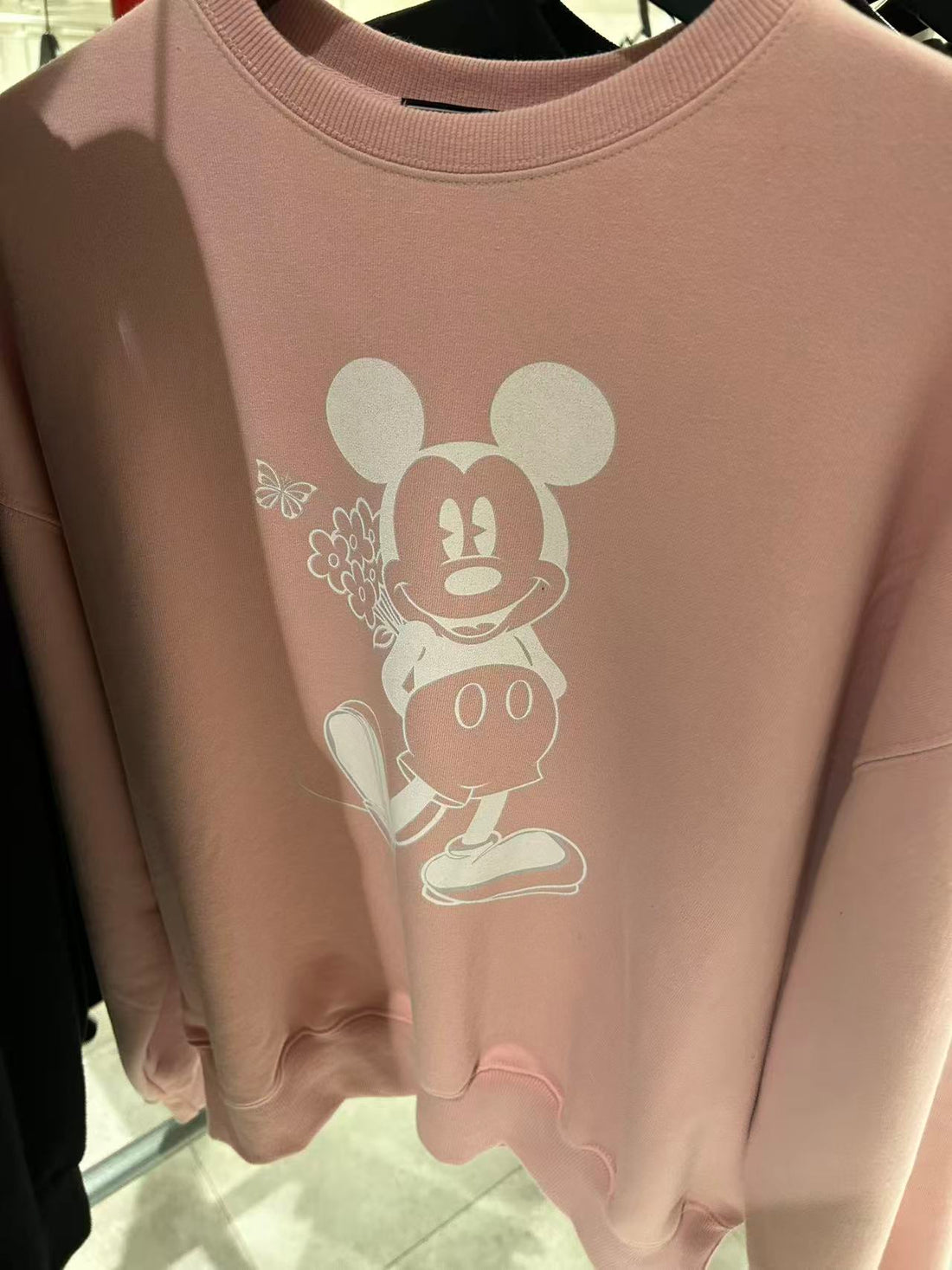 韓國 Nick Nicole Butterfly Disney Flower Sweatshirt【NK082】