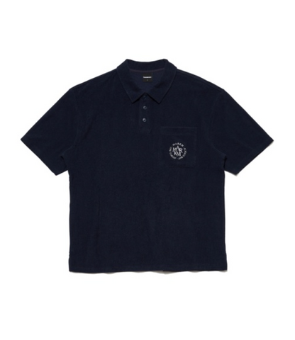 韓國 Markm Solid Terry Set-Up Collar T-Shirt【MA193】