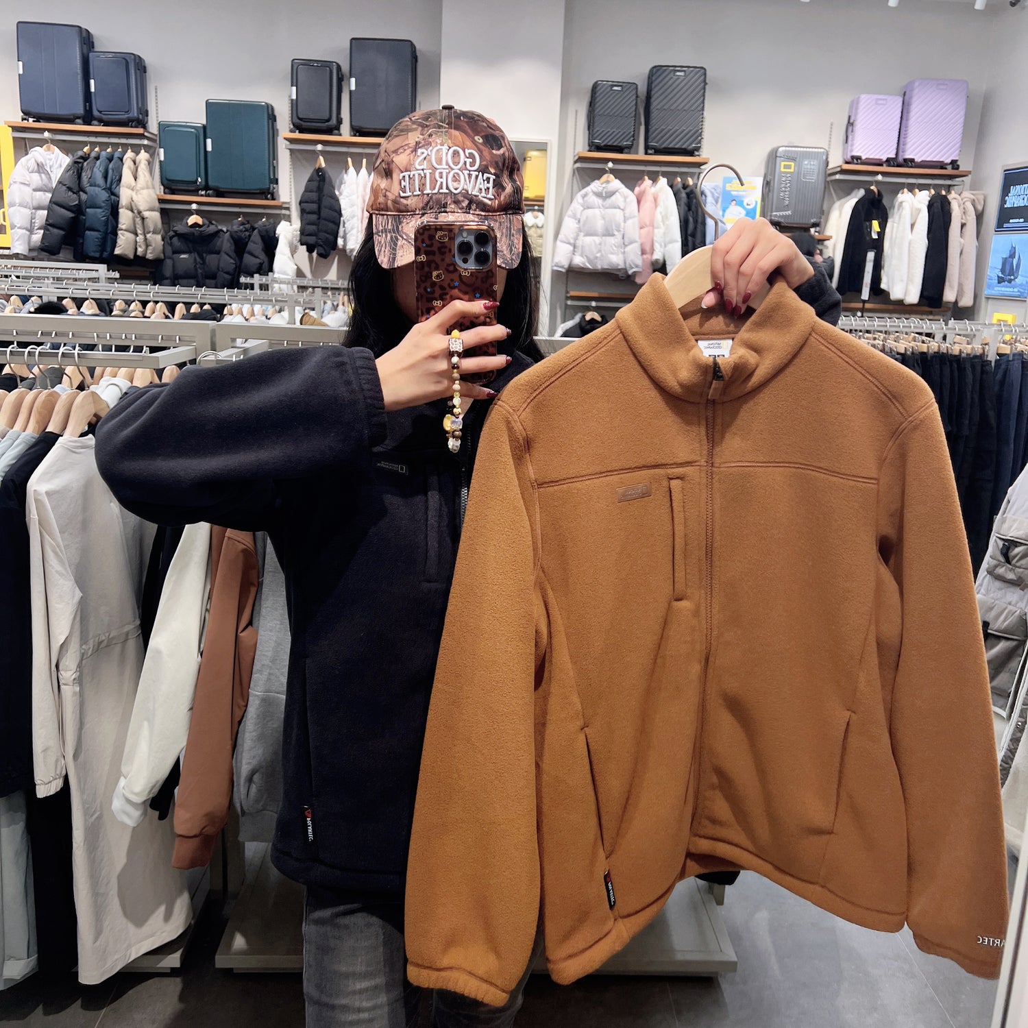 韓國 National Geographic Naos Fleece Zip-Up Jacket【NG207】