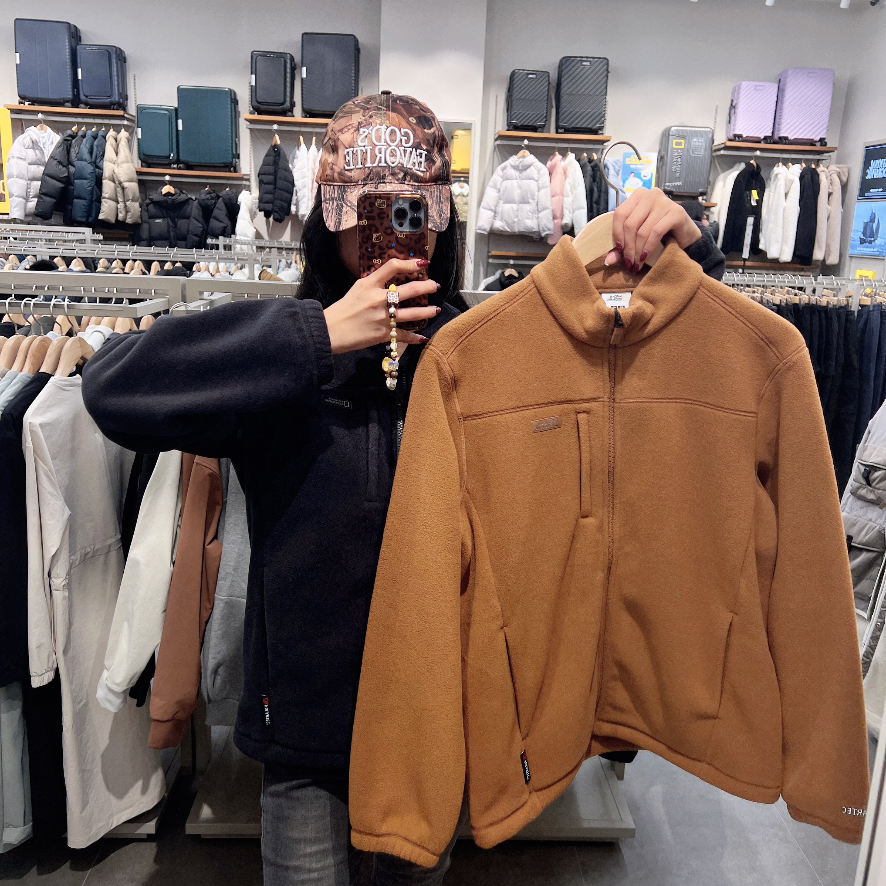 韓國 National Geographic Naos Fleece Zip-Up Jacket【NG207】