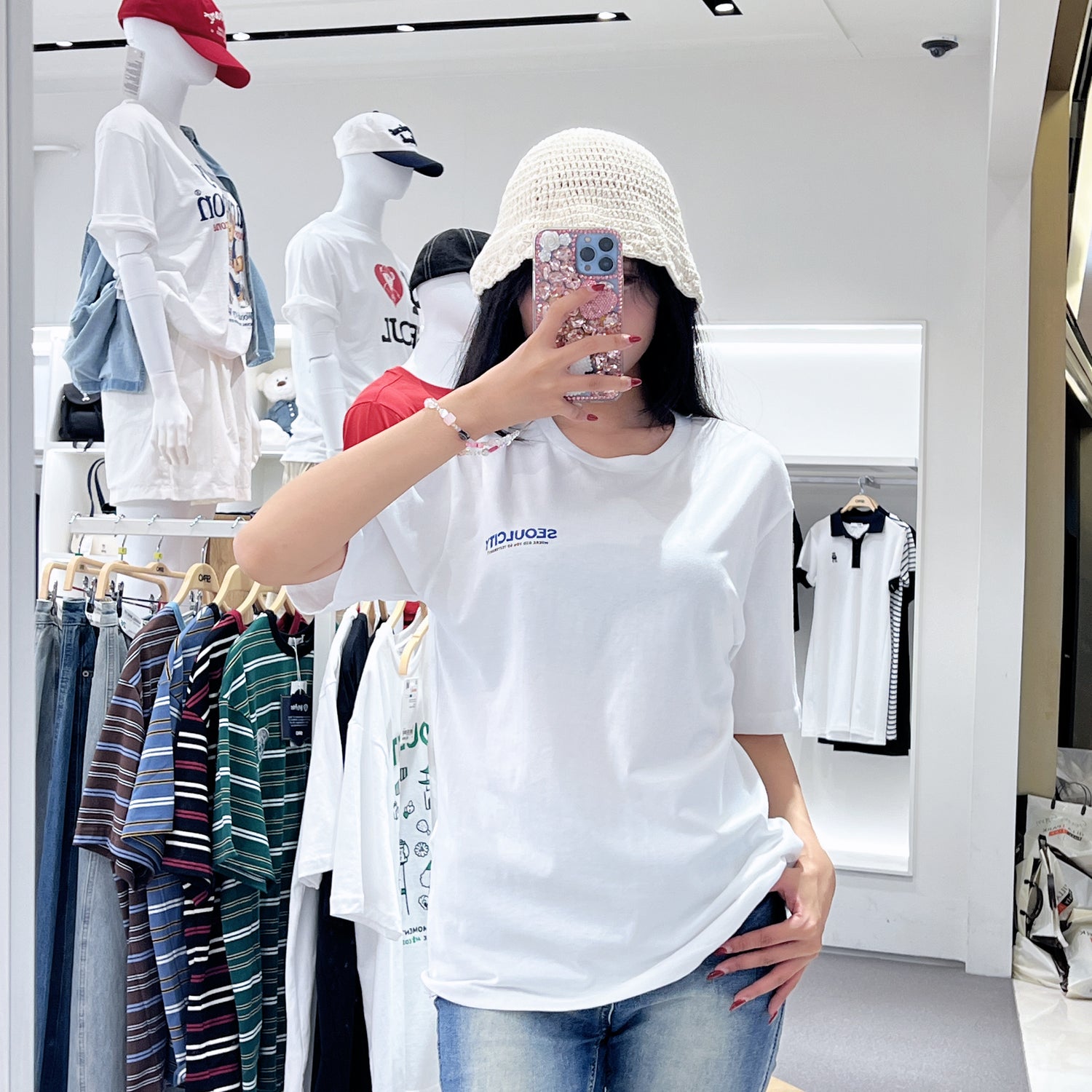 韓國 SPAO Seoul City Short Sleeve T-shirt【SP186】