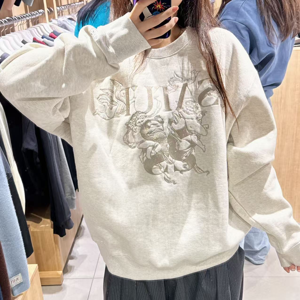 韓國 Satur Angel Graphic Sweatshirt【SR187】