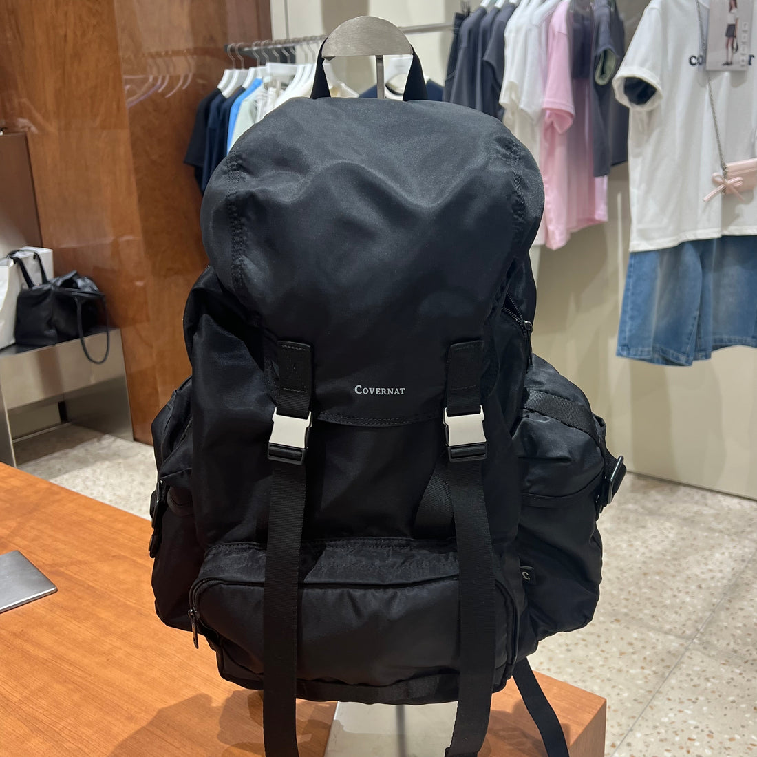 韓國 Covernat Webbing Strap Buckle Backpack【CO032】
