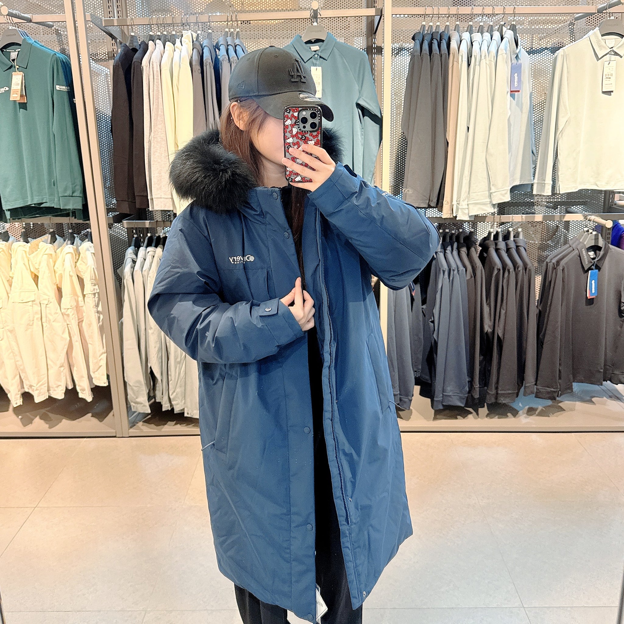 韓國 Discovery Men's Bergen Windstopper Long Goose Down (鵝絨)【DY180】