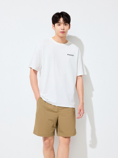 韓國 Discovery Fresh Event Washing Outdoor Scene Back Graphic Short Sleeve T-Shirt【DY038】