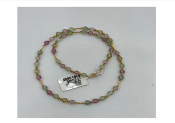 18K碧璽項鍊 (訂金$500，總售價為 $8,488)【SE771】