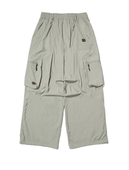韓國 BBC Wide pleated cargo pants【BC127】