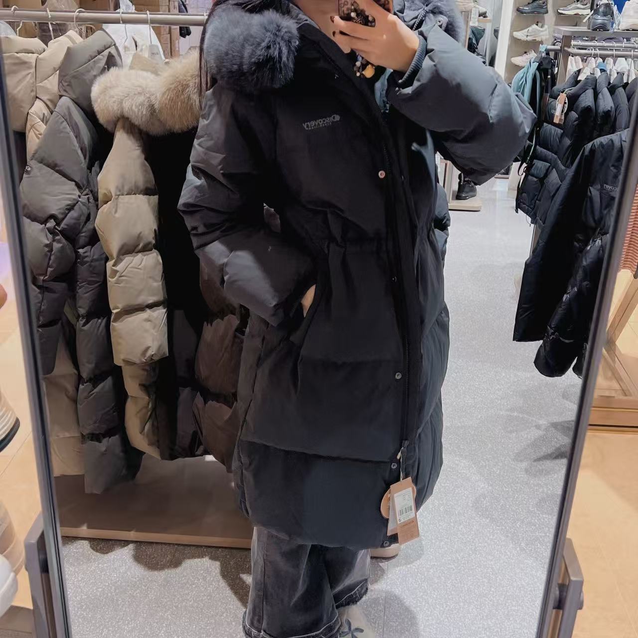 韓國 Discovery Women's Kelly Goose Down Long Padding (鵝絨)【DY050】