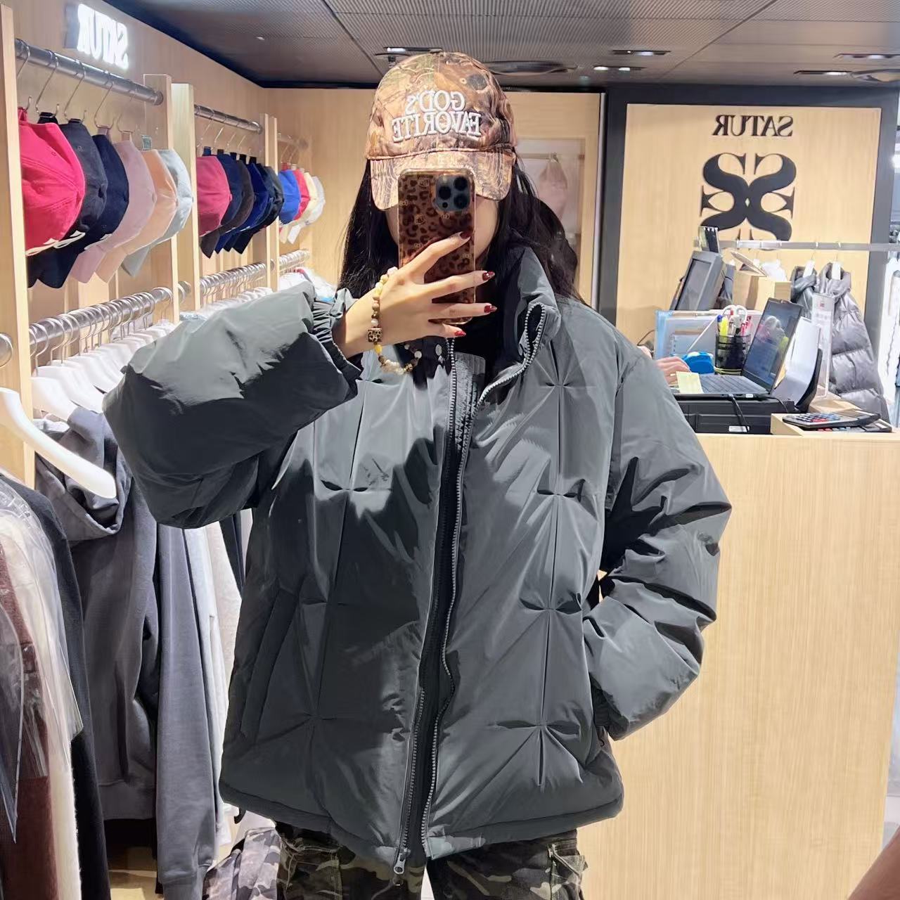 韓國 Satur Orta 2-Way Collar Duck Down (鴨絨)【SR190】