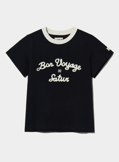 韓國 Satur (W) Satur Logo Voyage T-Shirt【SR008】