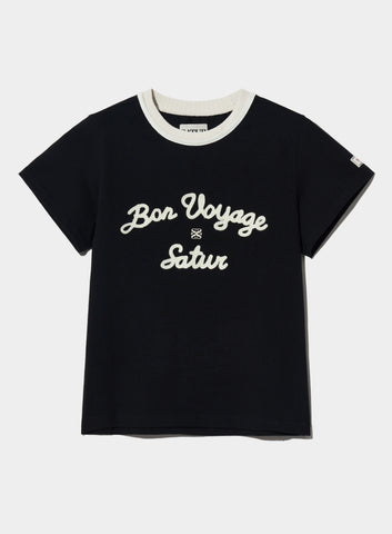 韓國 Satur (W) Satur Logo Voyage T-Shirt【SR008】