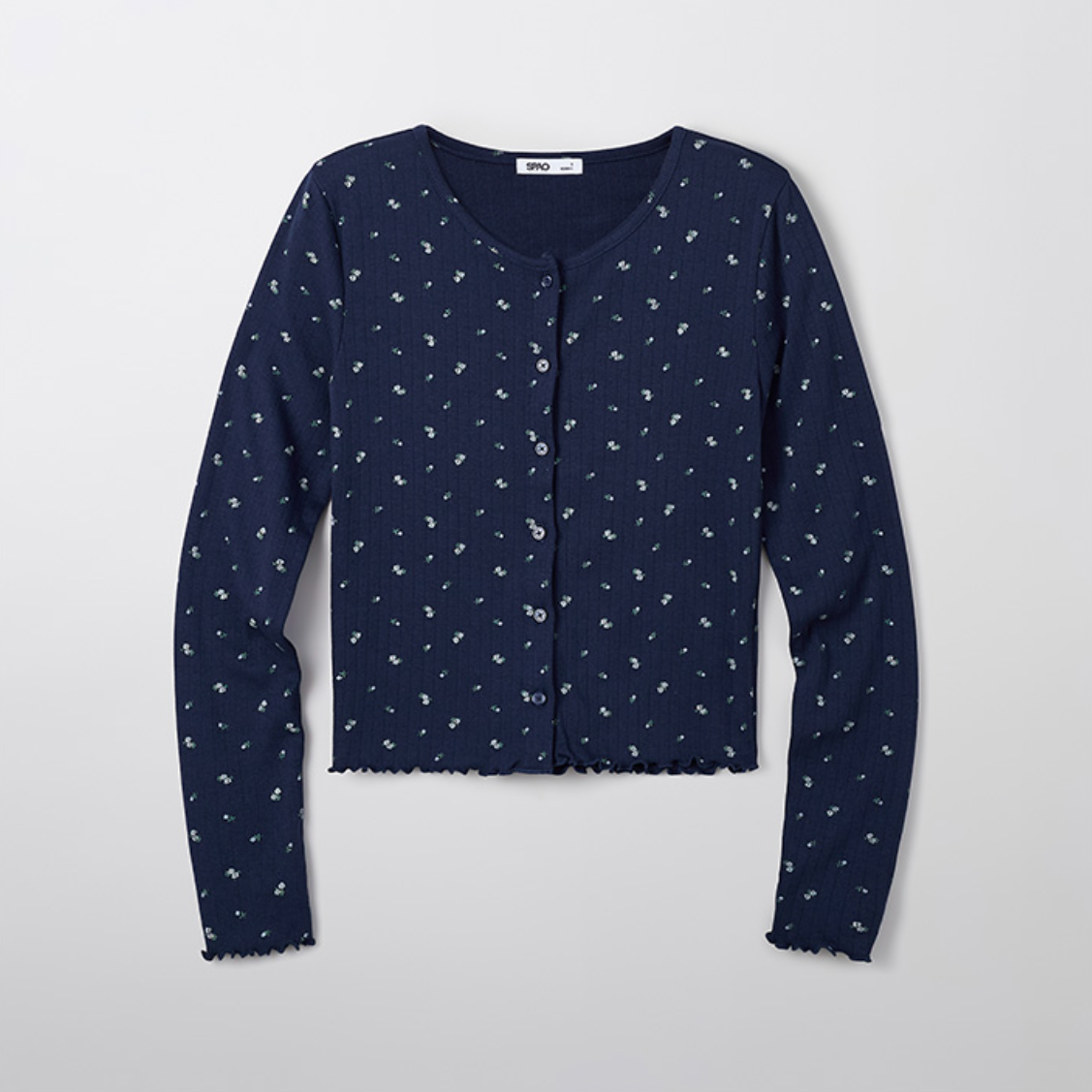 韓國 SPAO Flower long sleeve cardigan【SP184】