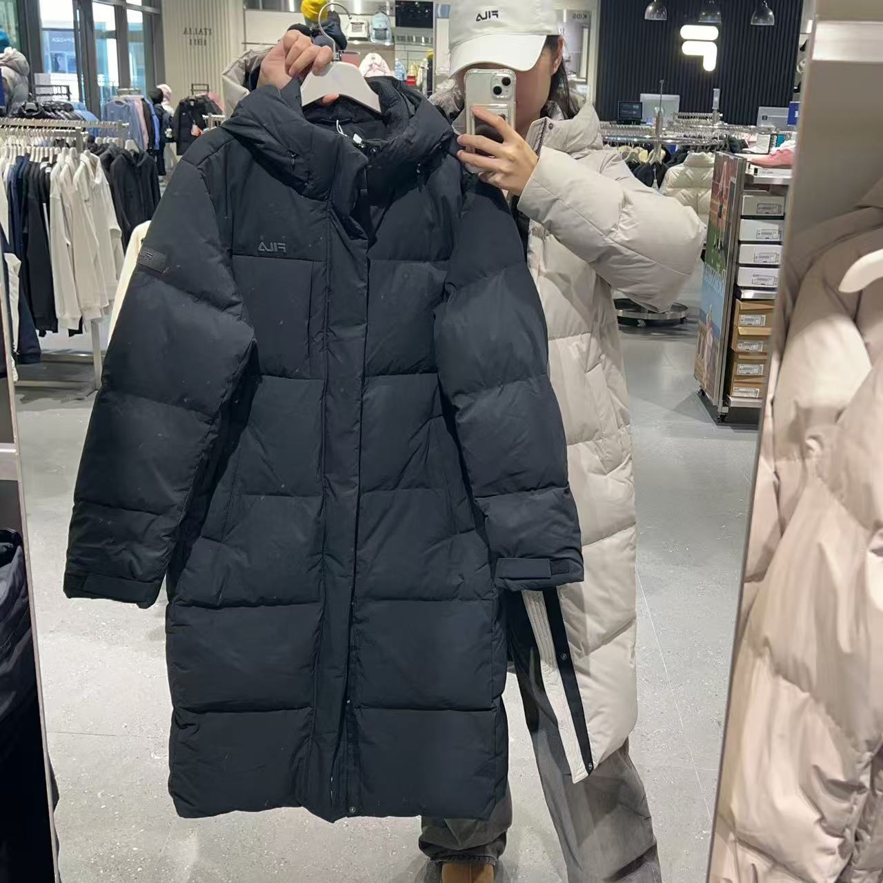 韓國 FILA Stretch Goose Long Padding (鵝絨)【FA011】