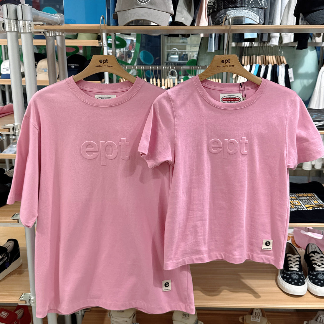 韓國 EPT Classic Silicon Embo Logo T-shirts【EP049】