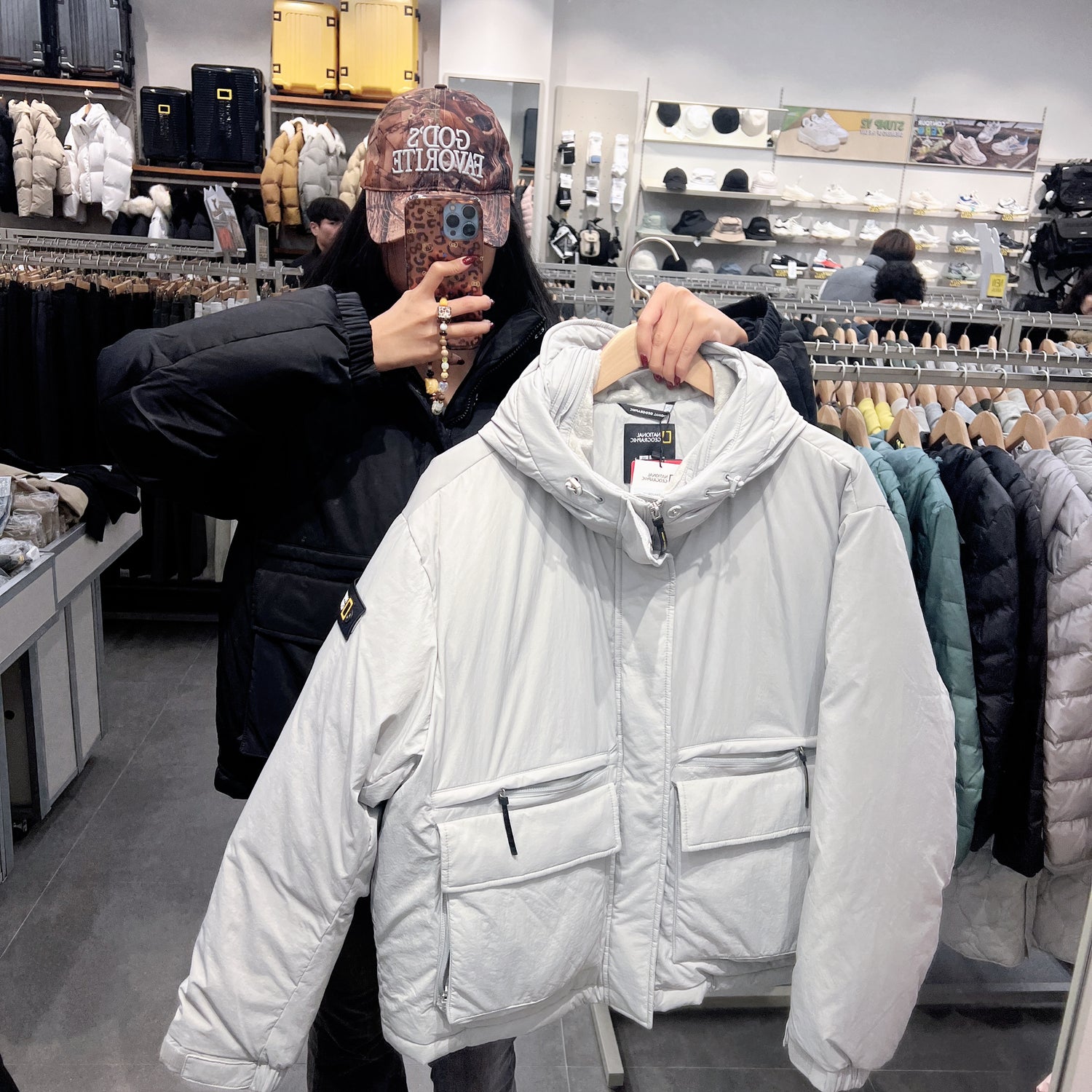 韓國 National Geographic Kuon Outpocket Goose Down Jumper (鵝絨)【NG188】