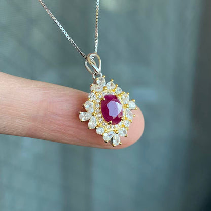 日本直送 紅寶石項鍊【JS337】