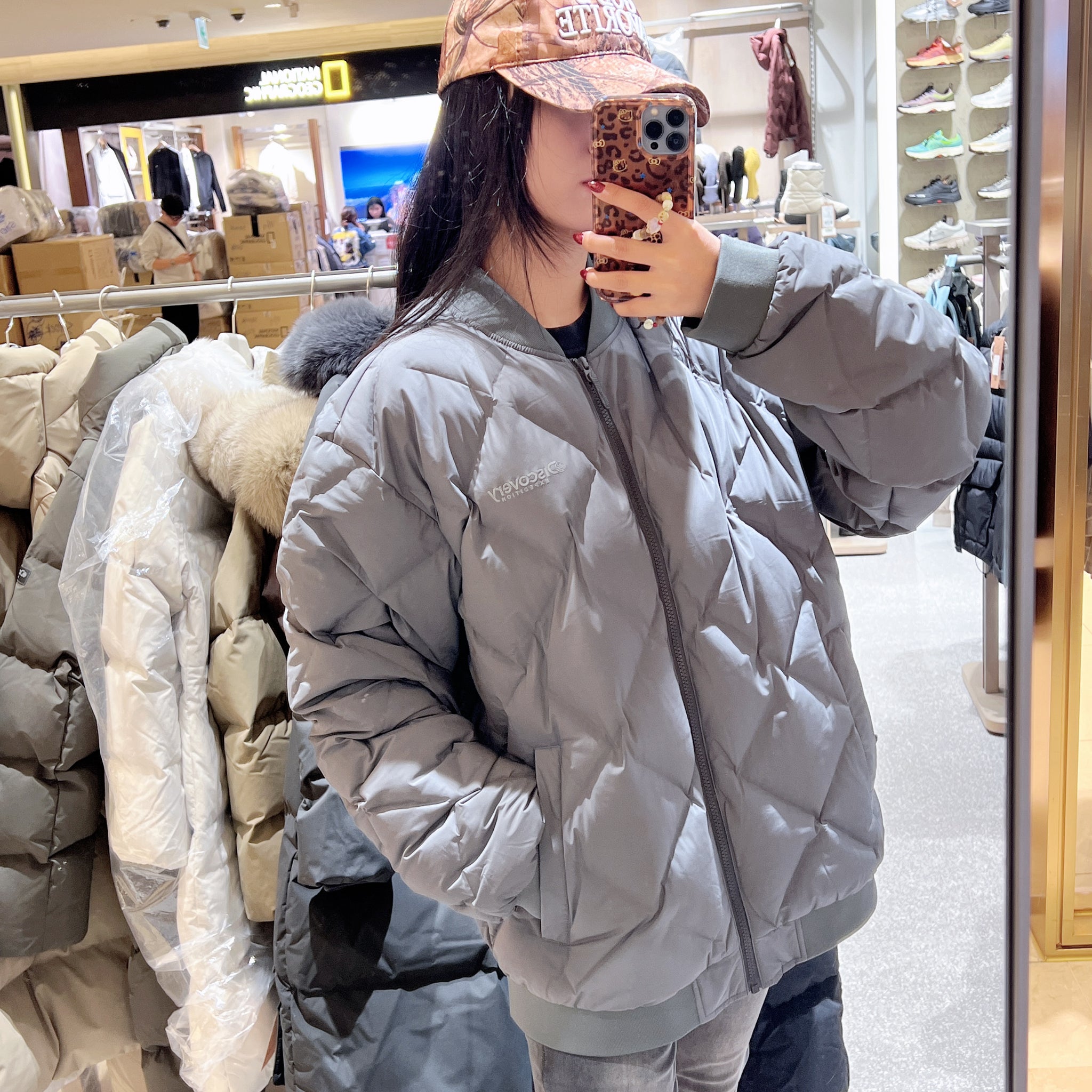 韓國 Discovery Men's Dihas Tube Down Lightweight Padding【DY066】