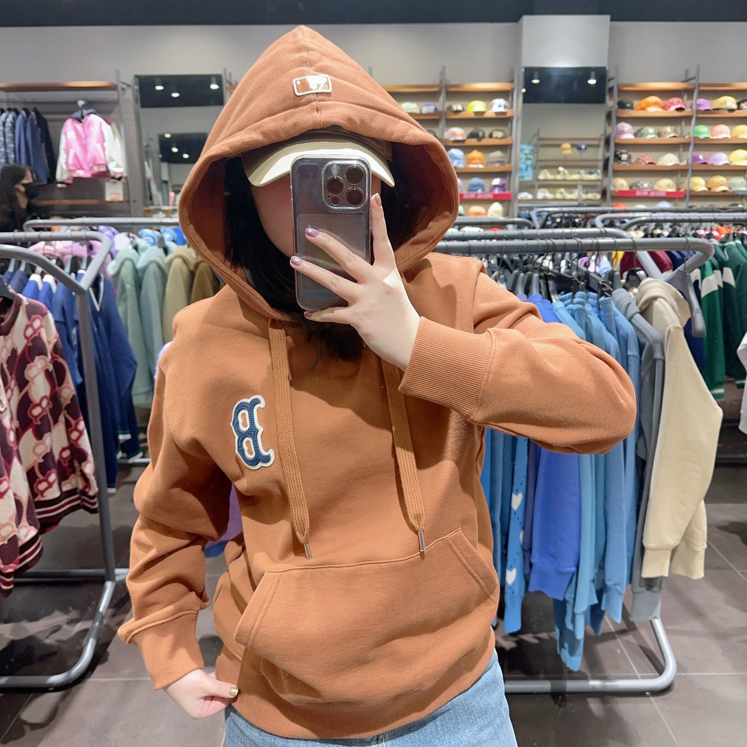 韓國 MLB BASIC MEDIUM LOGO OVERFIT HOODIE【MB156】