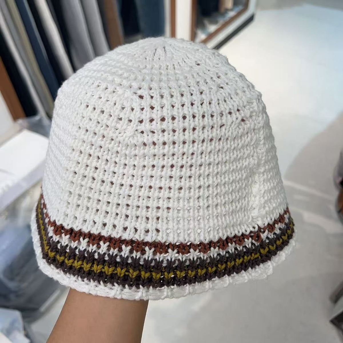 【現貨】韓國 Wacky Willy Women's Lily Knit Dome Hat【WW043】