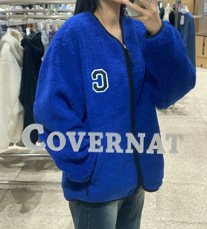 韓國 Covernat C Logo Caraless Sherpa Jacket【CO016】 - STT Mall HK 靚太網購