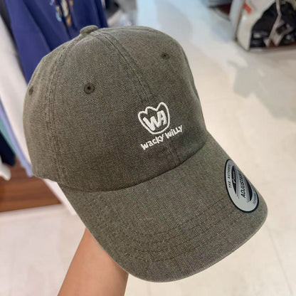 韓國 Wacky Willy Pigment Washed Ball Cap【WW040】