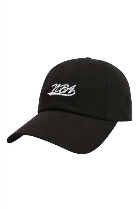 韓國 NBA NBA Logo Embroidered Cursive SOFT BALL CAP【NA040】