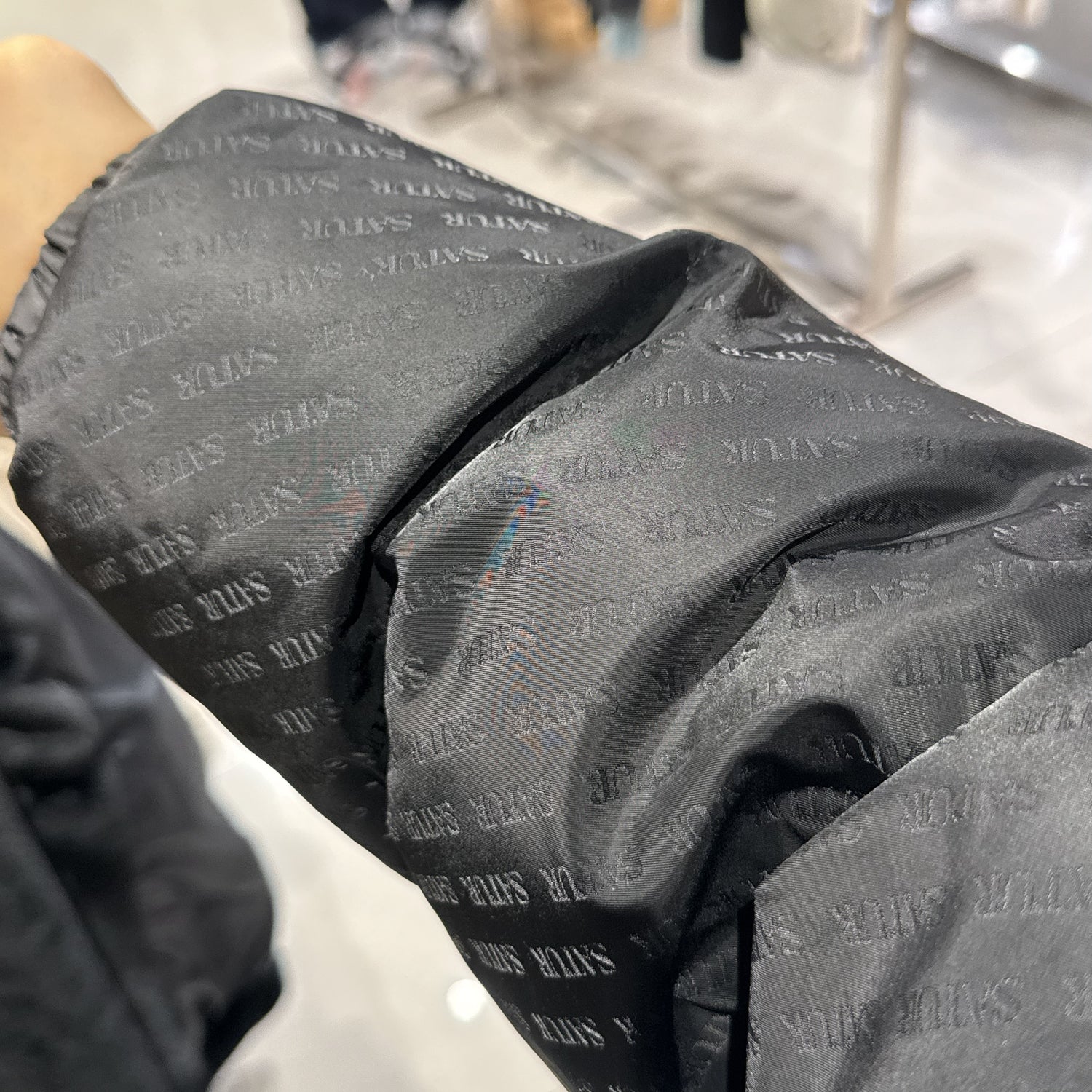 韓國 Satur Lauren Jacquard Crop Duck Down (鴨絨)【SR181】