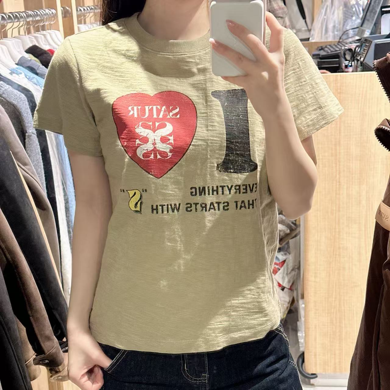 韓國 Satur T-Shirt【SR253】