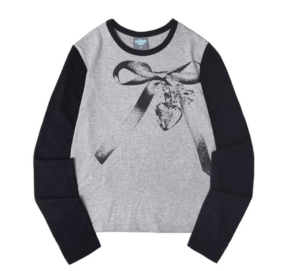 韓國 Video Jockey Ribbon Keyring LS T-Shirt【VJ080】