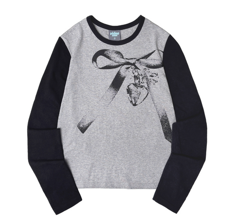 韓國 Video Jockey Ribbon Keyring LS T-Shirt【VJ080】