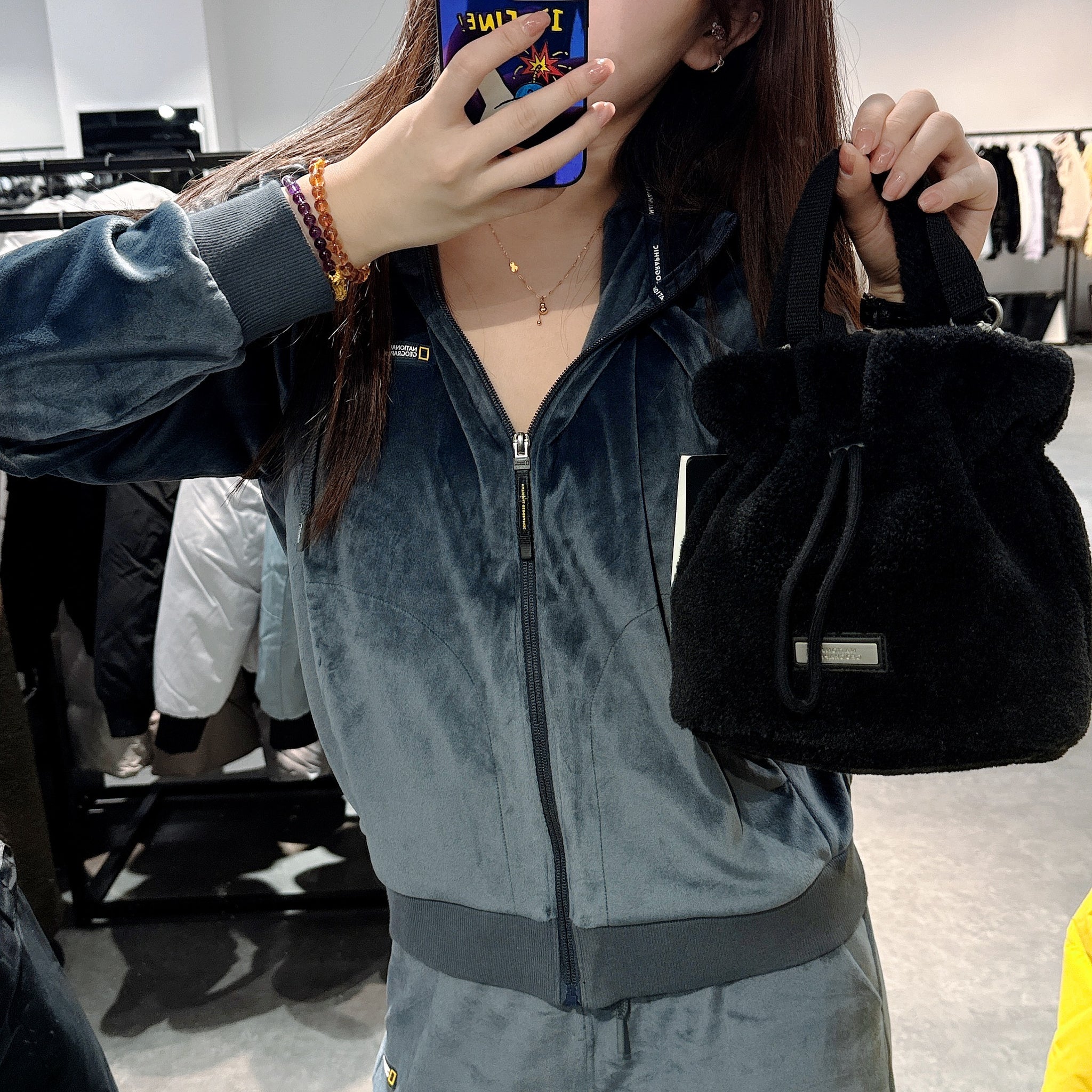 韓國 National Geographic Dumble Bucket Bag【NG124】