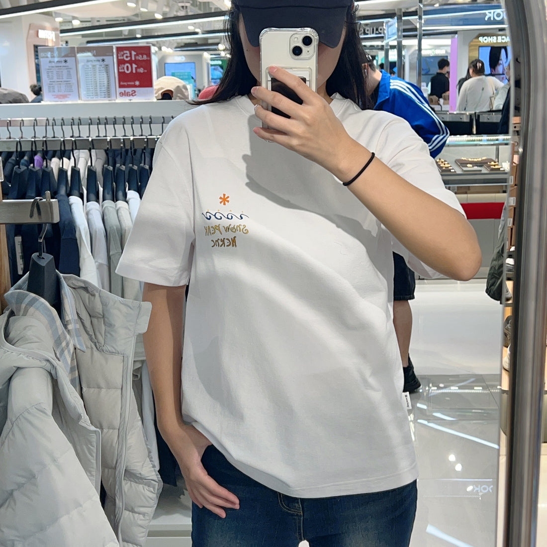 韓國 Snowpeak Lettering Short Sleeve T-Shirt【SN053】