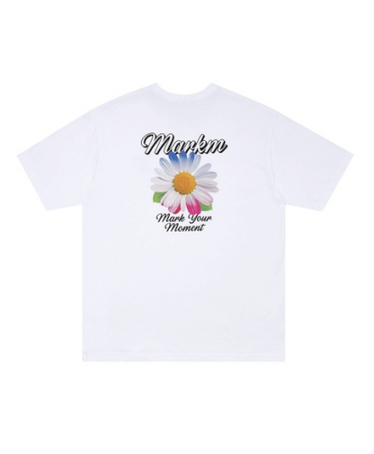 韓國 Markm Flower Graphic T-Shirt【MA178】