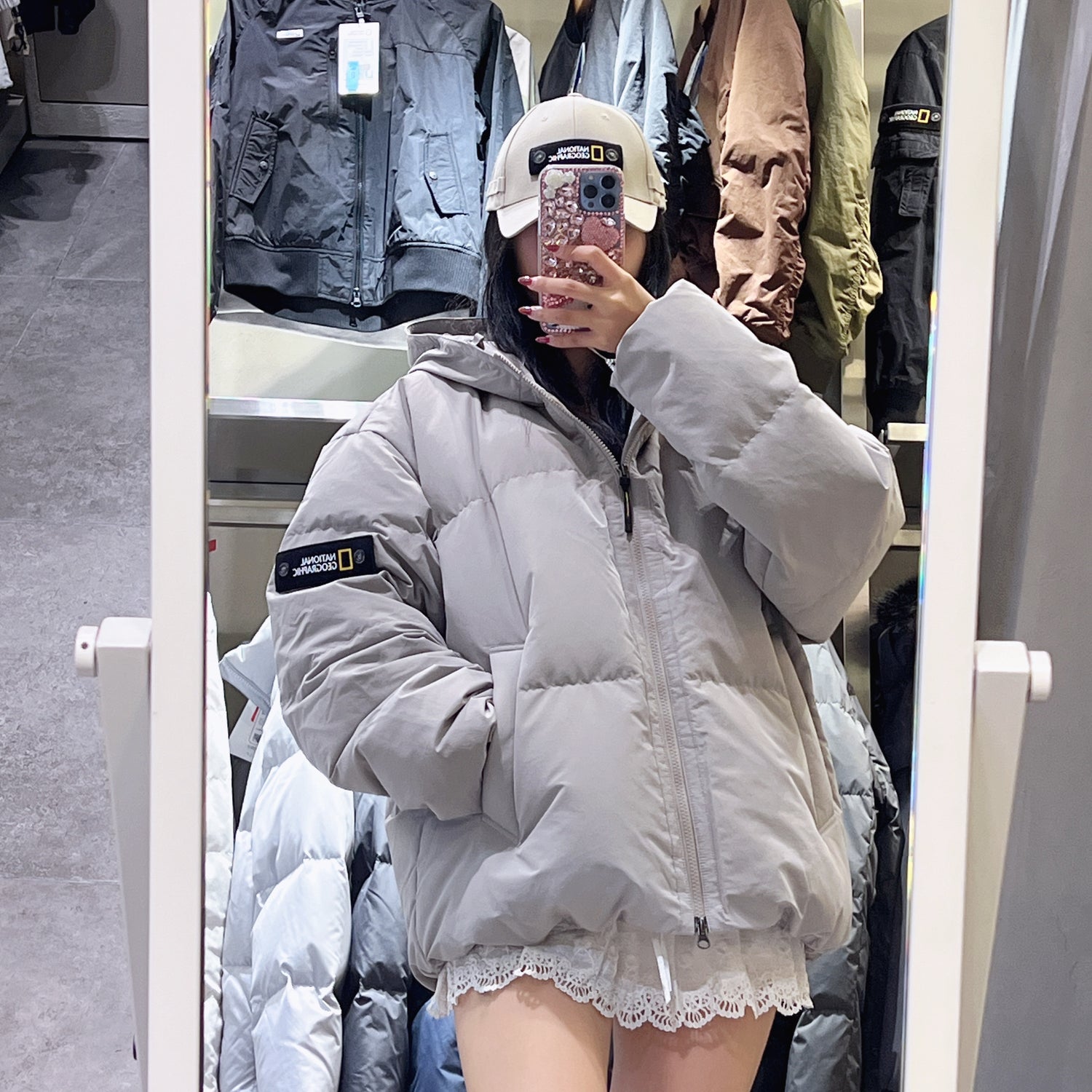 韓國 National Geographic Hooded Heron Down Jumper鵝絨【NG820】