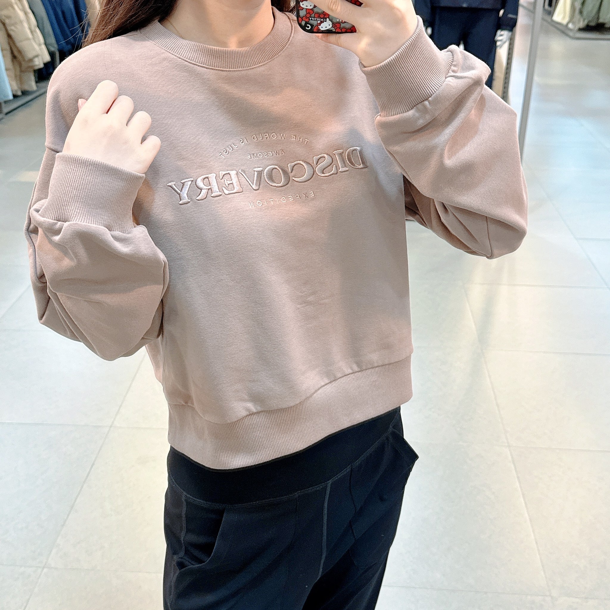 韓國 Discovery Women's Training Long Sleeve T-shirt【DY211】