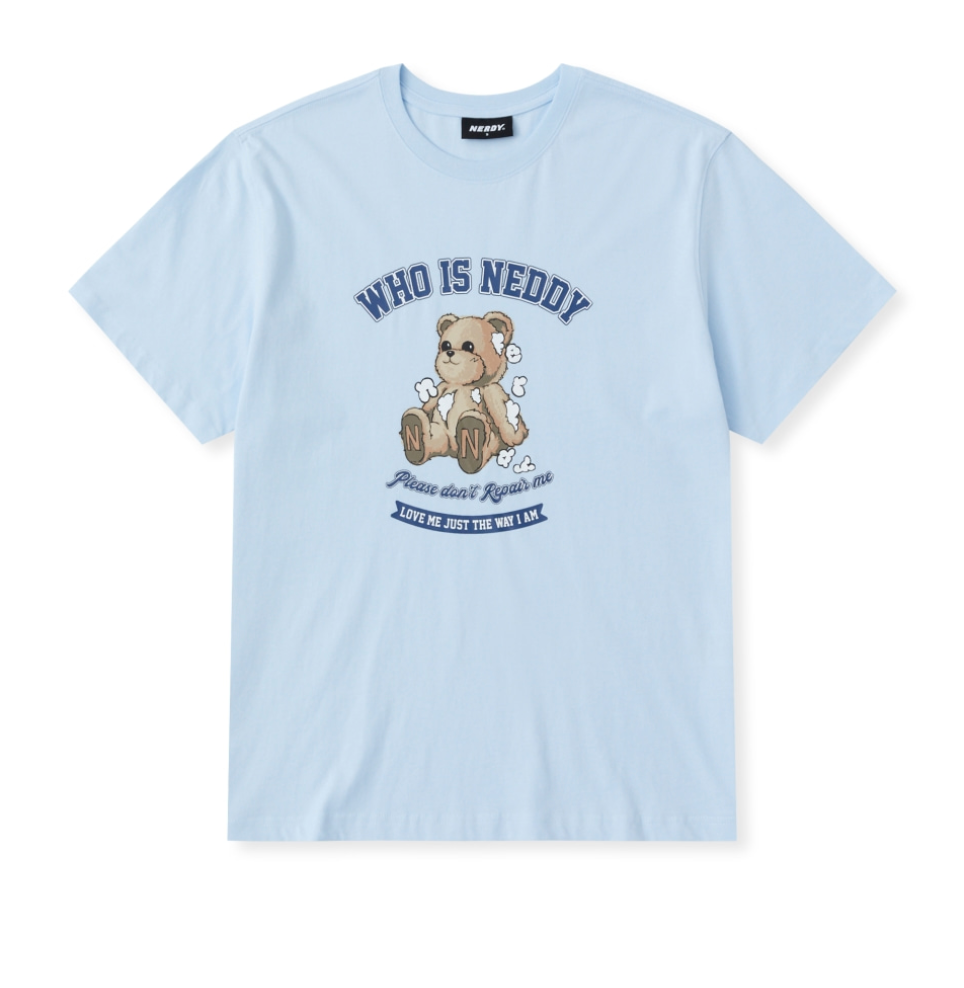 韓國 Nerdy Who Is Neddy S/S T-Shirt【NY032】