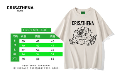 Crisathena Flower T-shirt【SM274】